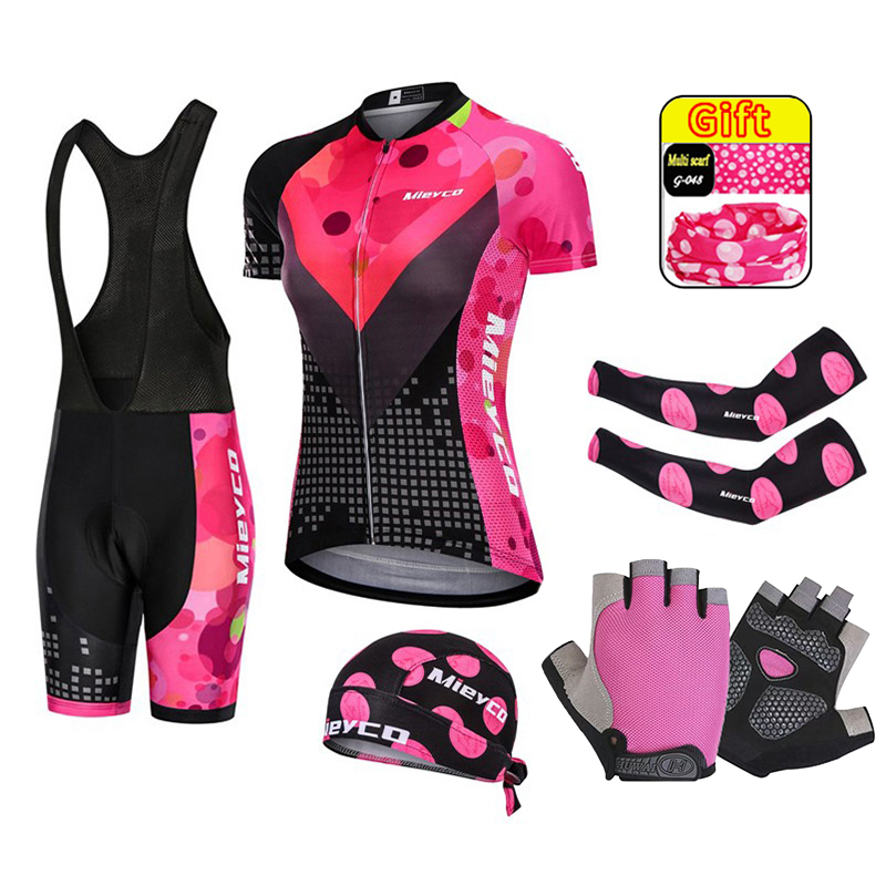 Cycling Gear Girls - Setelan Sepeda Gunung Wanita, Pakaian Tim