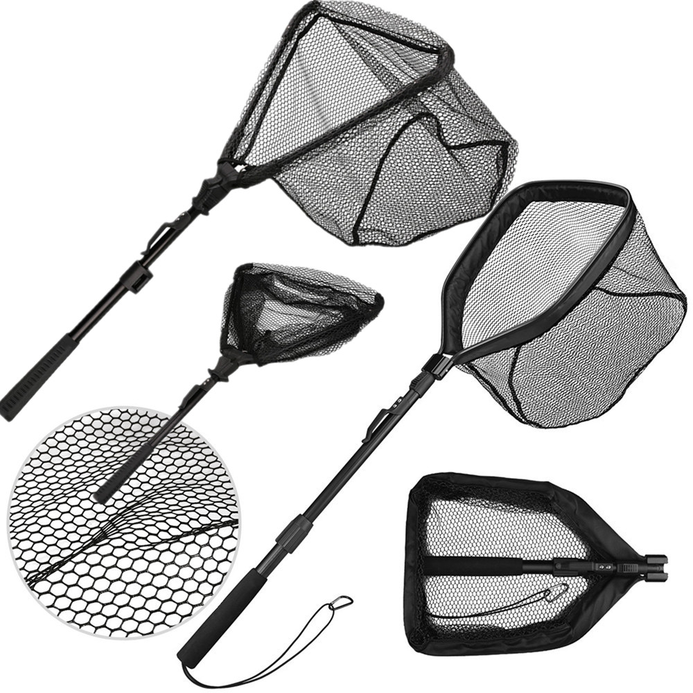Cycling Landing Gear - Jaring pendaratan memancing lipat, dengan tiang