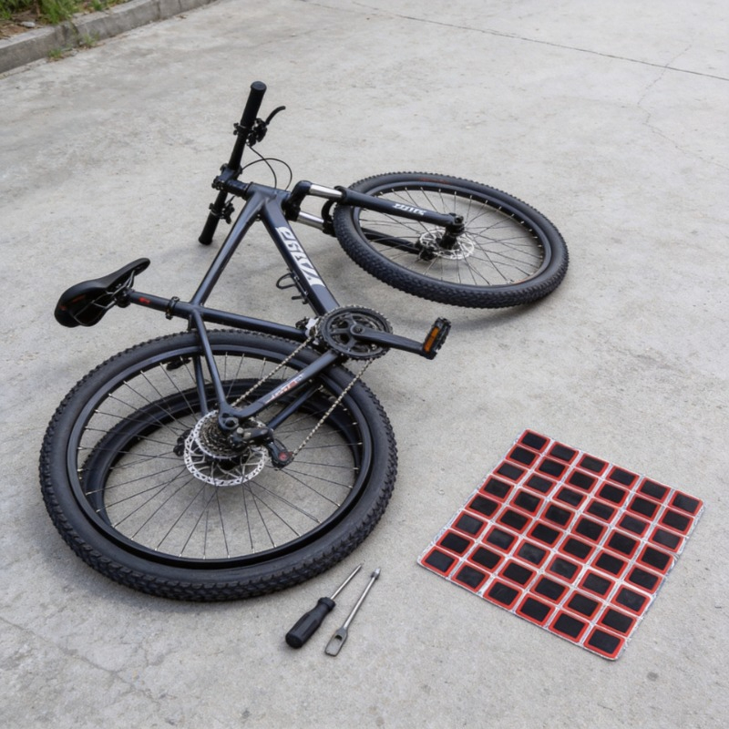 Bicycle Repair Kit - Tambalan Ban Sepeda Karet 25mm, Kit