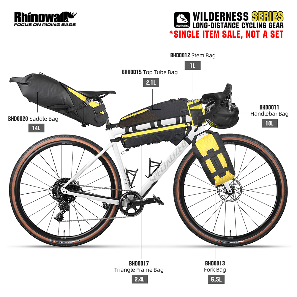 Cycling Gear Duffle - Rhinowalk tas sadel sepeda jarak jauh,