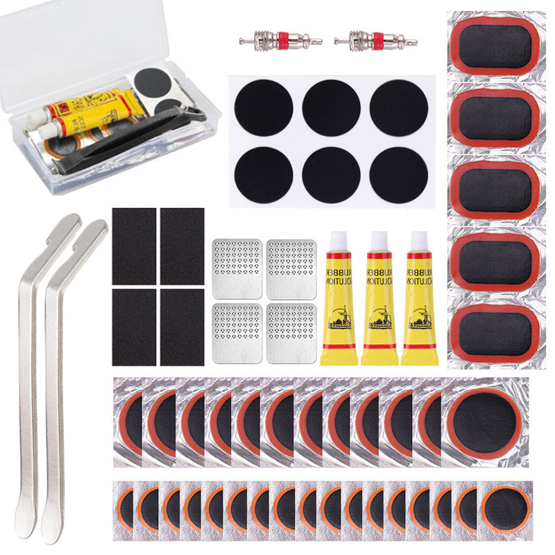 Bicycle Repair Kit - Perlengkapan Perbaikan Ban Sepeda, Tambalan Karet,