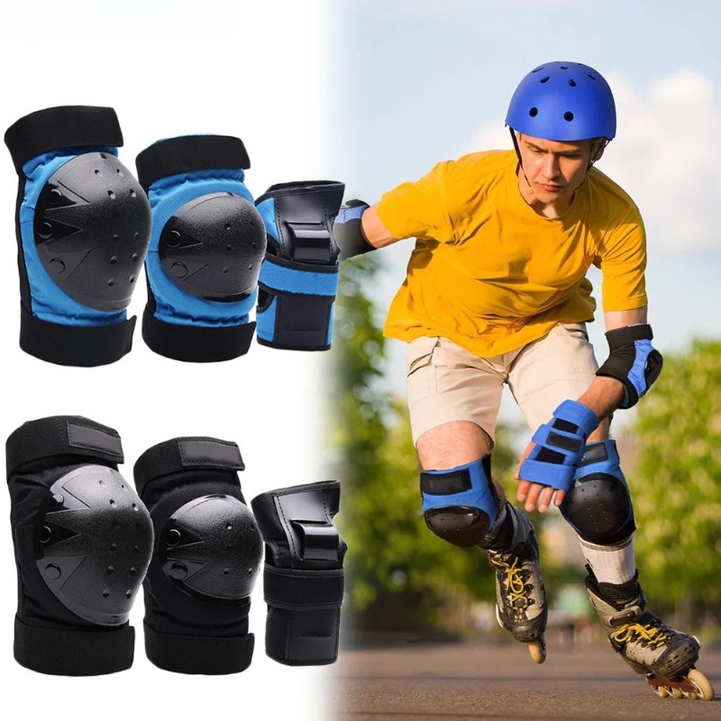 Youth Cycling Gear - Set Pelindung Lutut Remaja Dewasa, Pelindung