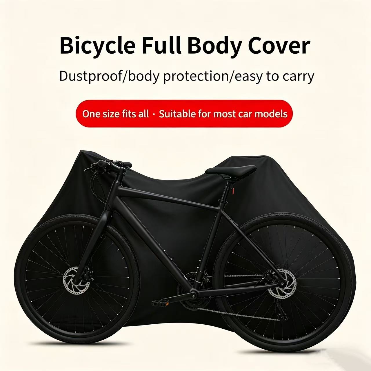 Cycling Gear Duffle - Penutup Pelindung Sepeda MTB, Perlengkapan Pelindung