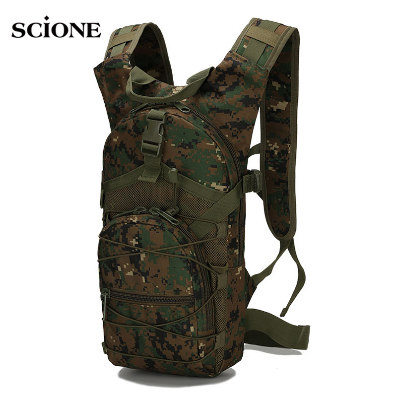 Cycling Gear Travel Bag - Ransel taktis Molle 15L, tas punggung