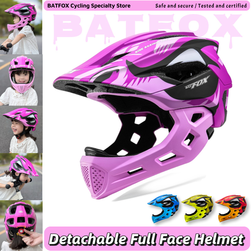 Youth Cycling Gear - Helm Sepeda Full Face BATFOX untuk