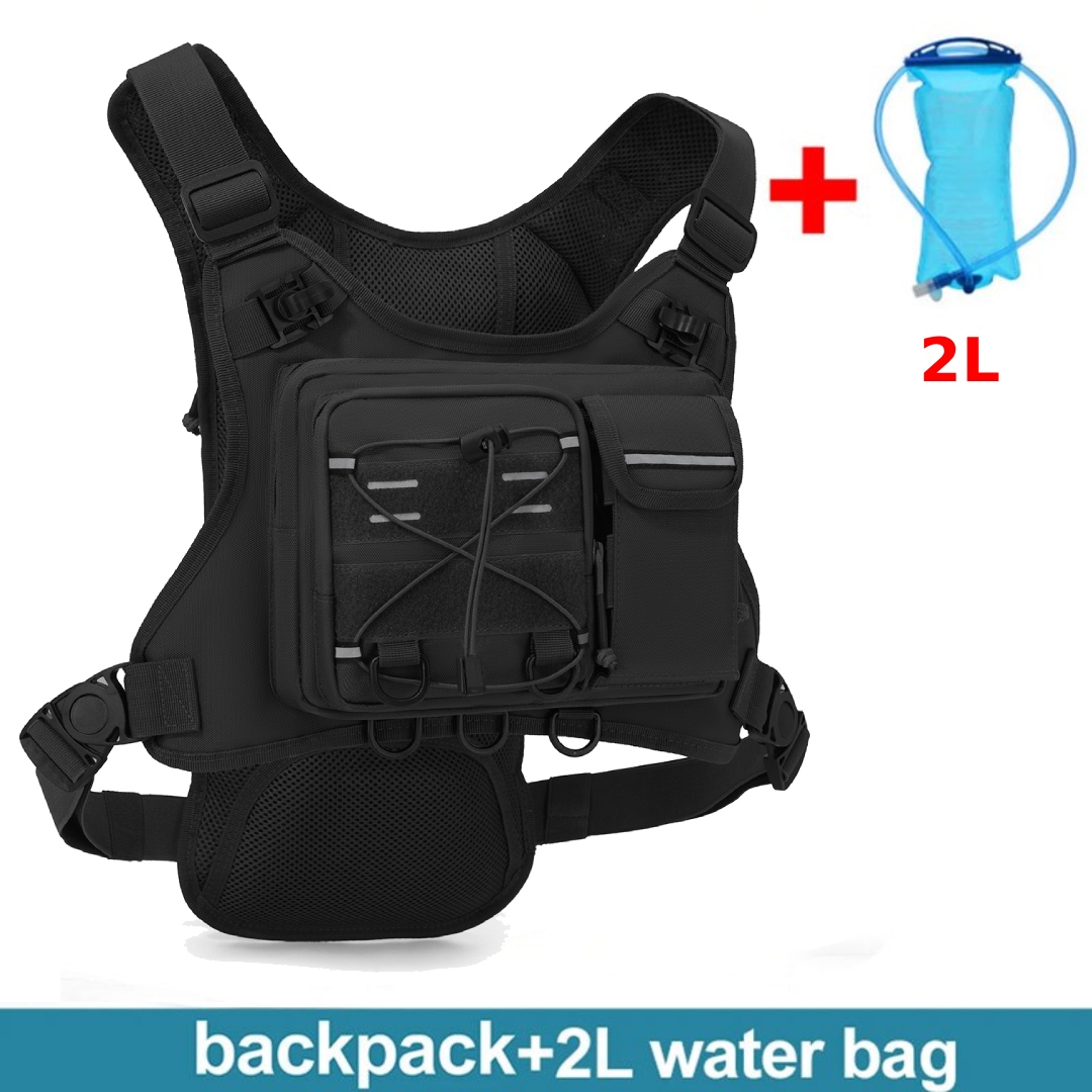 Cycling Gear Duffle - Rompi Taktis Multifungsi untuk Pria, Tas