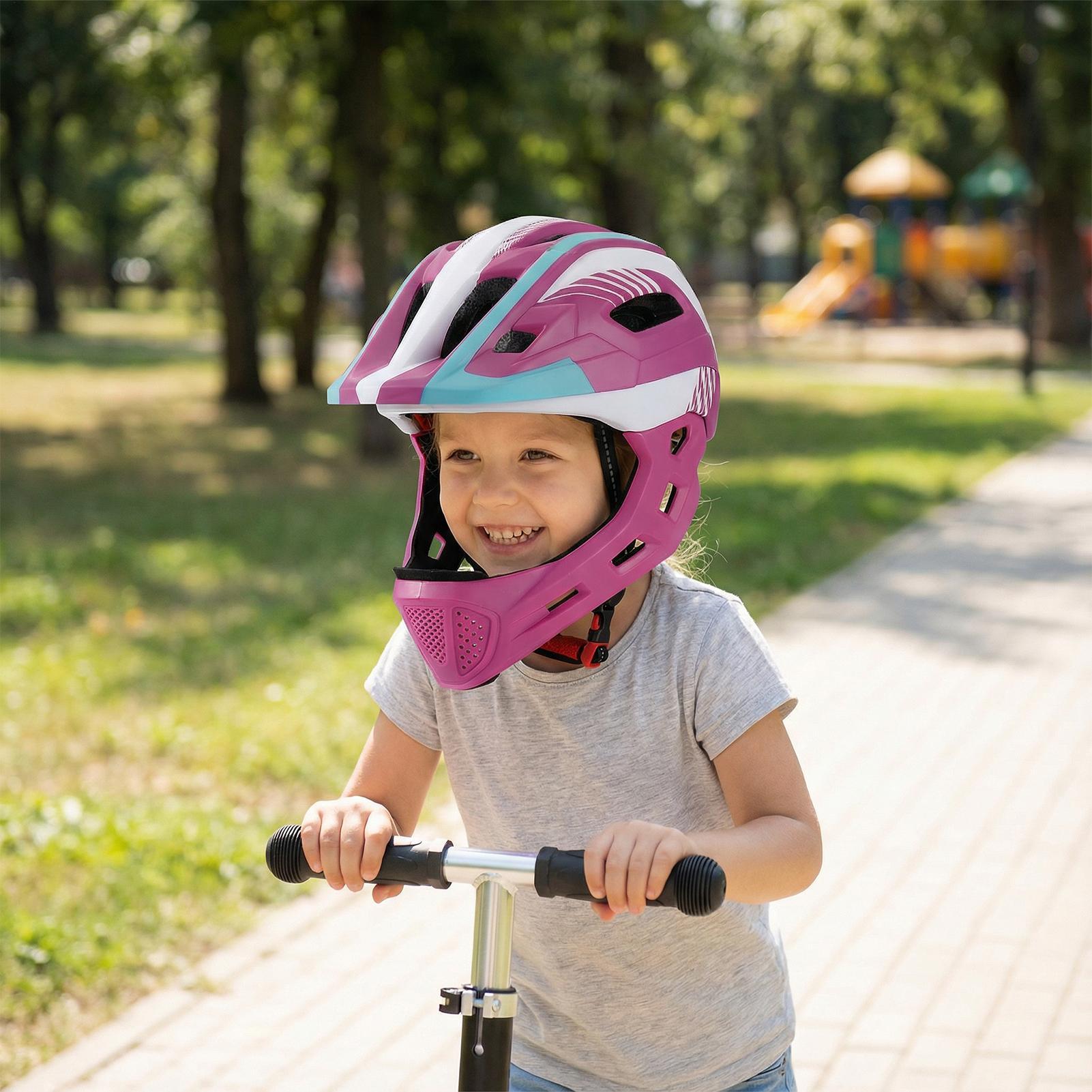 Helm Full Face Remaja Perlengk - Cycling Gear Beginner ulasan dan harga