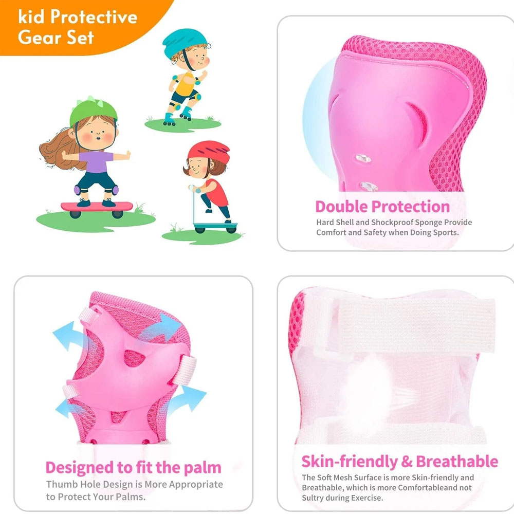 6Pcs Set Pelindung Lutut/Siku/ - Cycling Gear Of The Year ulasan dan harga