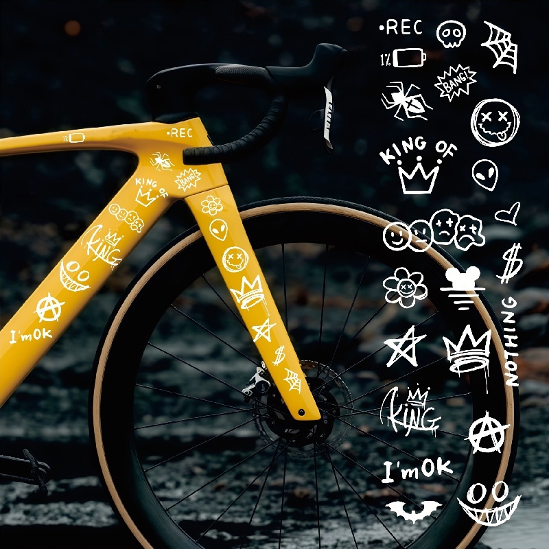 1set Stiker Rak Sepeda Dekoras - Cycling Gear Travel Bag ulasan dan harga