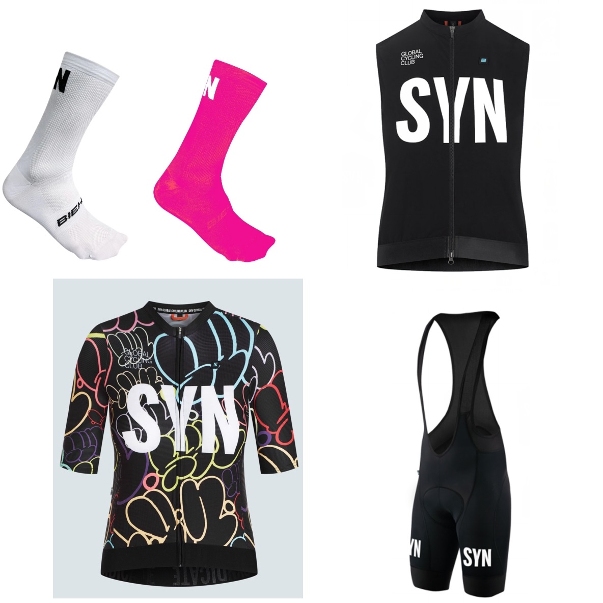 SYN Jersey bersepeda putih len - Cycling Gear Girls ulasan dan harga