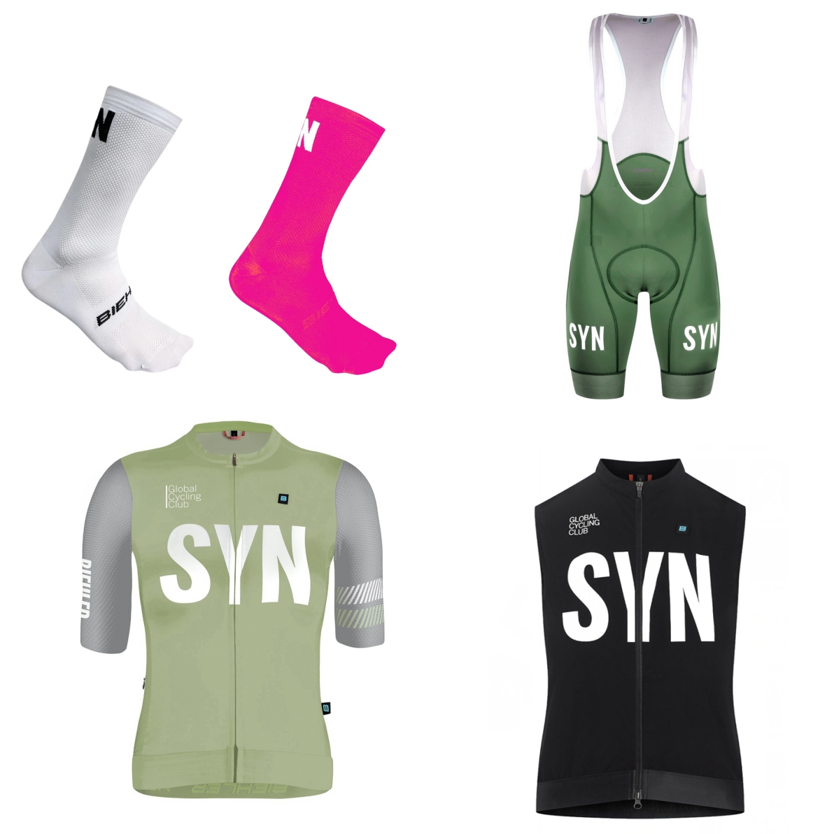 SYN Jersey bersepeda putih len - Cycling Gear Girls ulasan dan harga