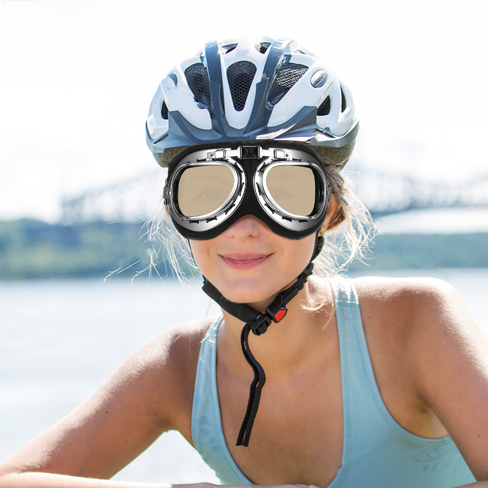 1 Pasang Kacamata Anti Angin S - Youth Cycling Gear ulasan dan harga
