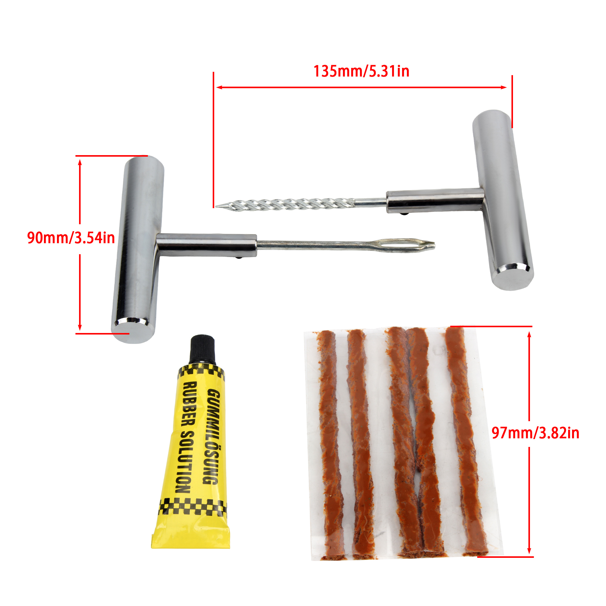 Set alat perbaikan ban motor U - Tubeless Tire Sealant ulasan dan harga