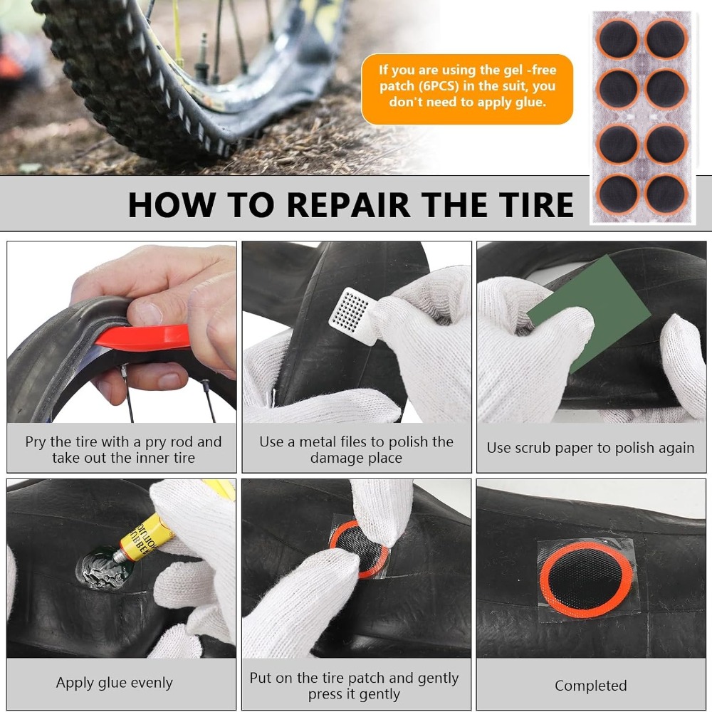 Perlengkapan Perbaikan Ban Sep - Bicycle Repair Kit ulasan dan harga